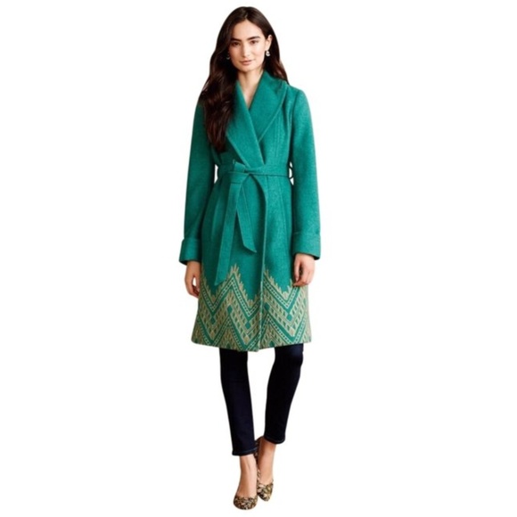 Anthropologie Jackets & Blazers - NWOT Anthropologie Tracy Reese Stitched Jali Coat
